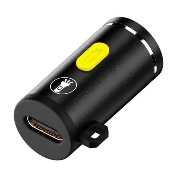 Jesscasday Efficient Mini Type C Flashlight Small LED Illumination For Easy Portability
