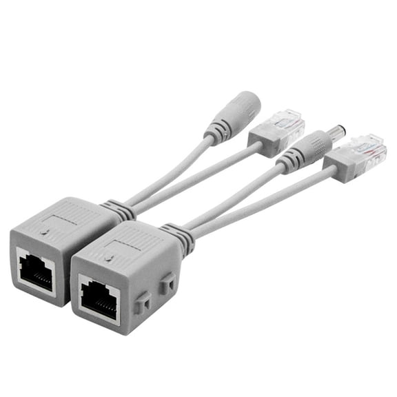 Jesscasday Efficient System Passive PoE Injector POE Splitter with Reliable Power Output for Surveillances Cameras Power Supply