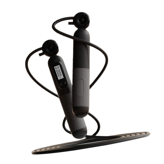 Jesscasday Electronic Counting Jumping Rope Indoor Sports Jump Rope Adjustable Skipping Rope for Fitness Exercise and Weight Lose