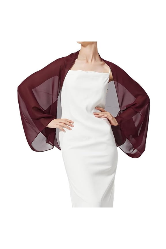 Elegant Solid Color Sheer Cover Up Loose Sleeves Sun Protective Lightweight Top