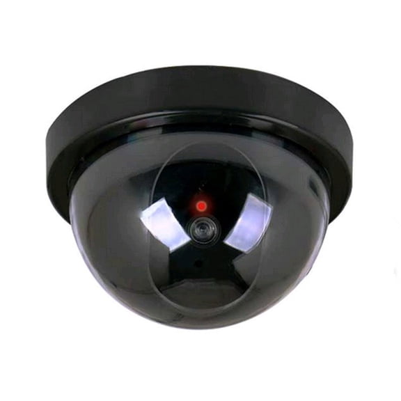 Jesscasday Fake Dome Camera Outdoor CCTV Surveillances Simulation Dummy Camera with LED