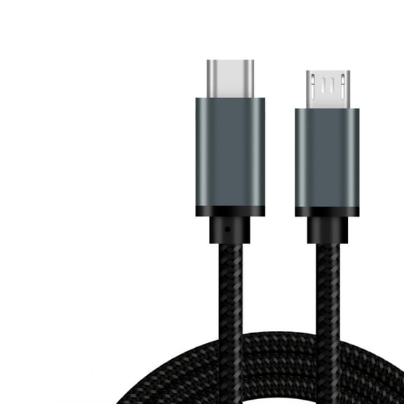 Jesscasday Fast Charging Type C To USB Cable with 480Mbps Data Transfer And 2.4A Power Delivery Braided Design For Devices