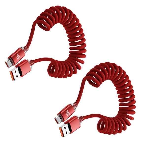 Jesscasday Fast Power Supply Cord Nylon Braided Line Metal Texture Perfect for Electronics