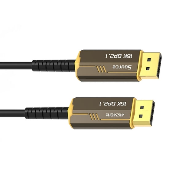 Jesscasday Fast Speed 16K 8K DisplayPort Fiber Opticals Cable for Monitors Gaming VR Device