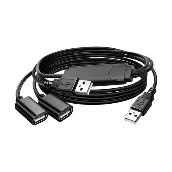 Jesscasday Fast speed USB 2.0 Extension Cord 2 Port Adapters For Conference Equipment