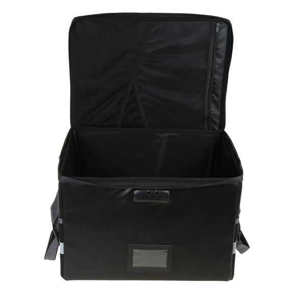 Jesscasday Fireproof Document File Organiser Box with Lock, Folding Fireproof Document Folder Storage Filing Box for Office