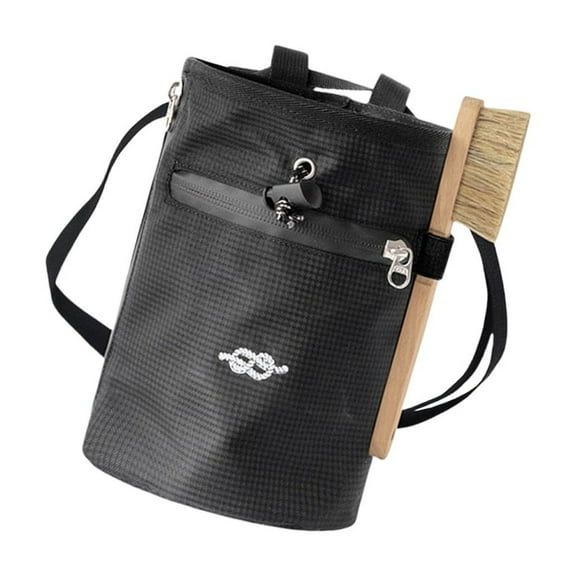 Jesscasday Fitness Gym Weightlifting Hunting Bouldering Magnesiums Bag Rock Climbing Chalk Bag with Belt & Zippers Storage Pocket