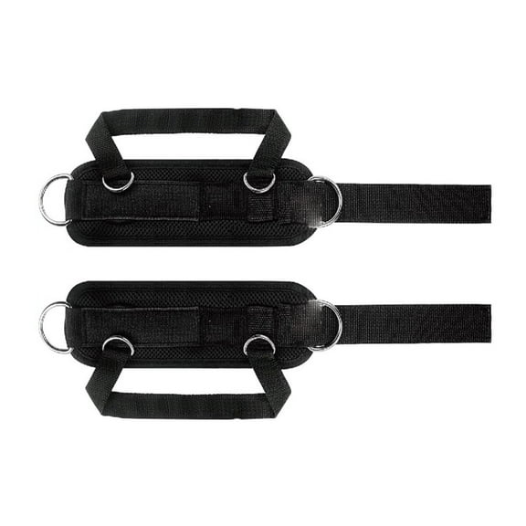 Jesscasday Fitness Thigh Straps Padded Colors D-Rings Ankle Strap Leg Cuffs for Gym Cable Machines Thigh Straps Fit Men and Women