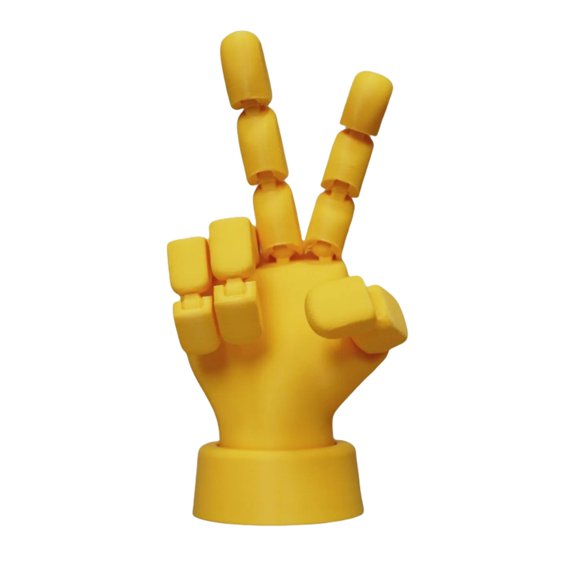 Jesscasday Flexible Posable Joints Hand Model Moveable Fingers Manikin Hand Figure Ornament