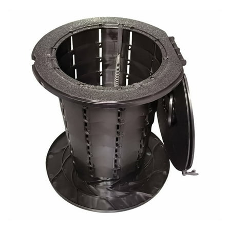 Jesscasday Folding Camping Toilet Portable Toilet for Adults with Lid, Seats, Outdoor Travel Toilet for Fishing, Hiking, Campervan