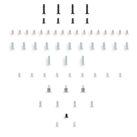 Jesscasday Full Set Screws For NS Lite Game Console Repair Screws Replacement Set