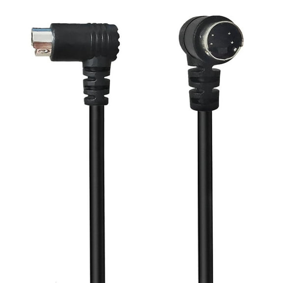 Jesscasday Gold Plated S Video Cable Mini Din 4 Pin Male to Male for Transferring Video to TV or Monitorings