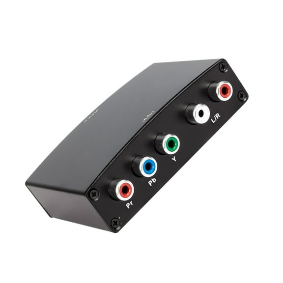 Jesscasday HDTV To Component Video Sound Converter Support 480P 720P 1080i Input Component