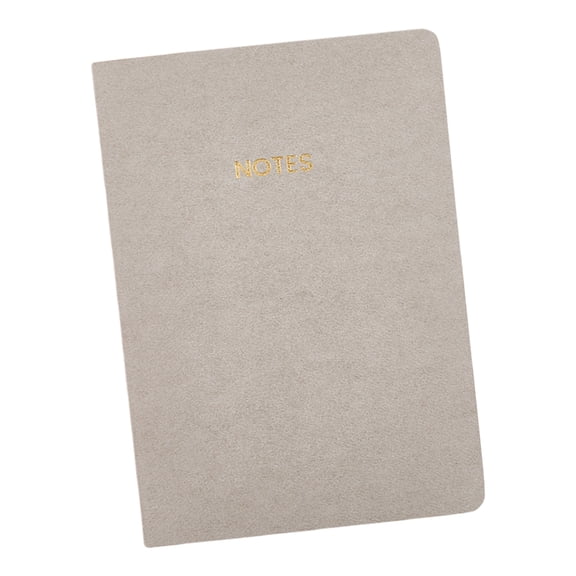 Jesscasday Hardcover Leather Notebook 160 Pages Wide Lined Business Notepads for Office