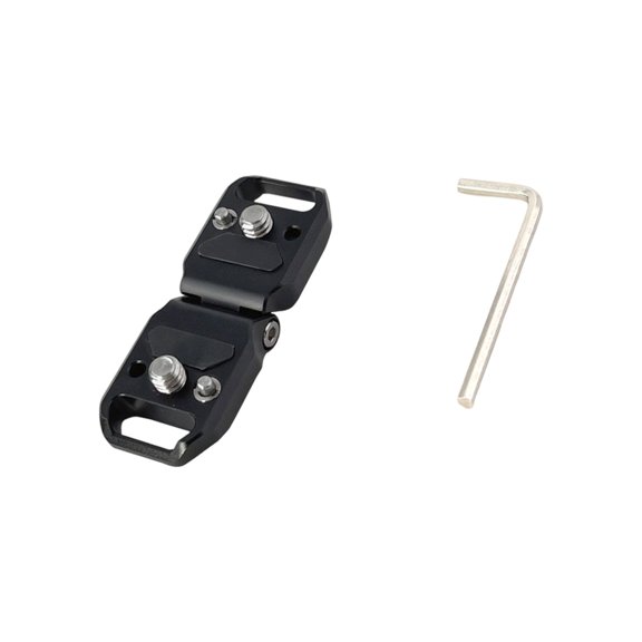 Jesscasday Heavy Duty Aluminum Foldable L Shaped Camera Mounting Plate With Precise Positioning For Video Rig