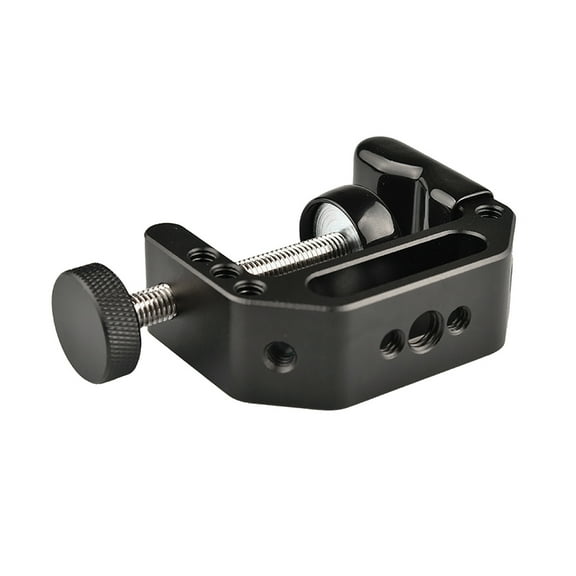 Jesscasday Heavy Duty Desktop Camera Mount C Clamp Multifunctional Adapters Clip Rack Stand