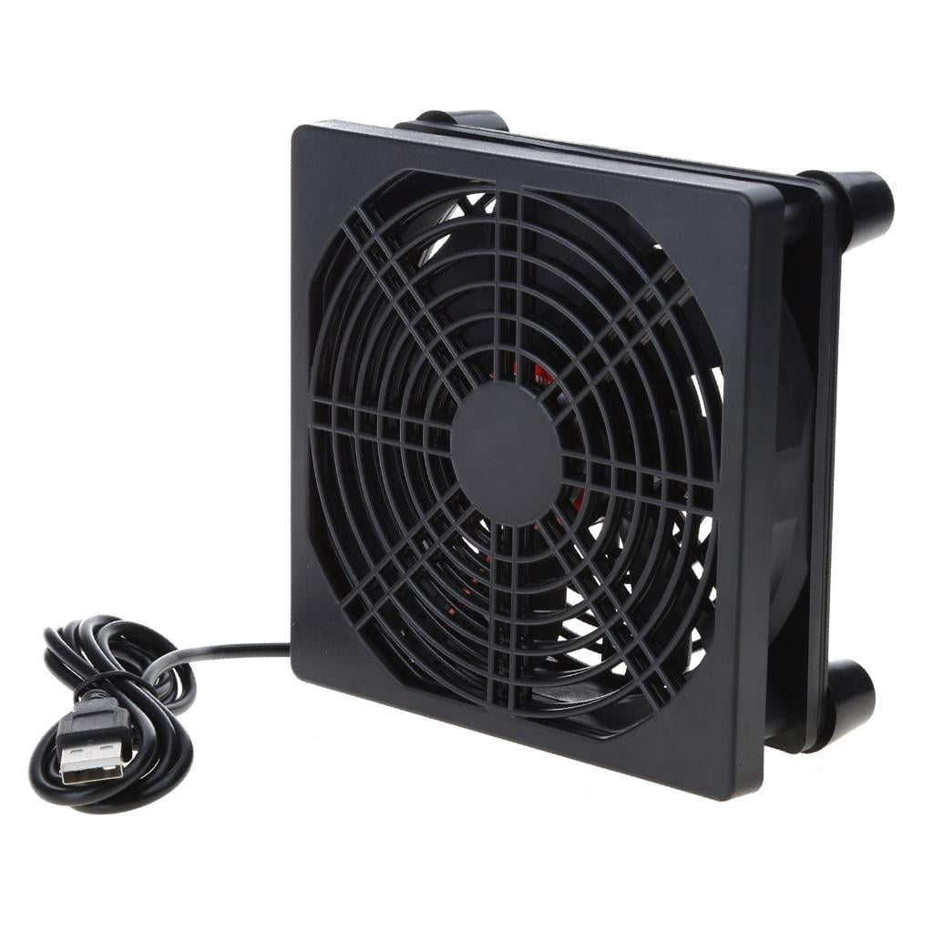 Pc Fan Router Jesscasday 5V USB Powered PC Router Fans High Airflow Quiet Cooling Fan ...