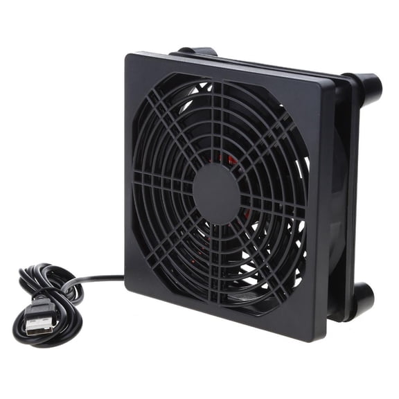 Jesscasday 5V USB Powered PC Router Fans High Airflow Quiet Cooling Fan for Computer Case