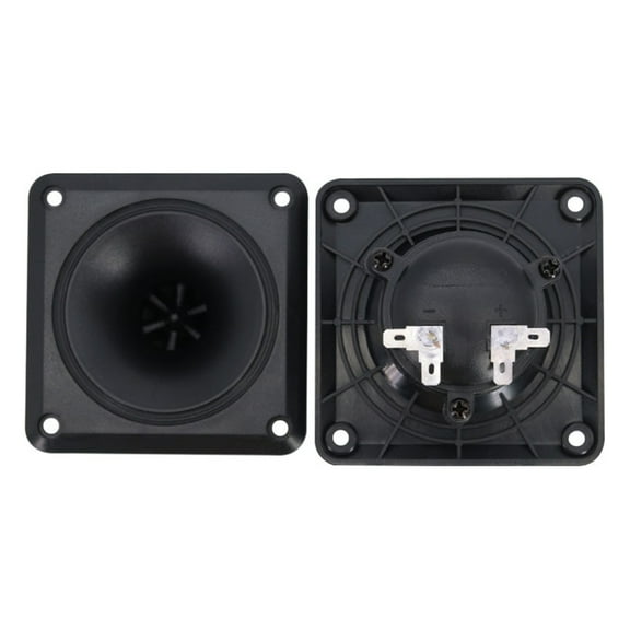 Jesscasday High Performances 3.5inch Square Magnetic Horn Tweeters Magnetic Buzzer Treble Speaker for Clear Highs in Music Systems