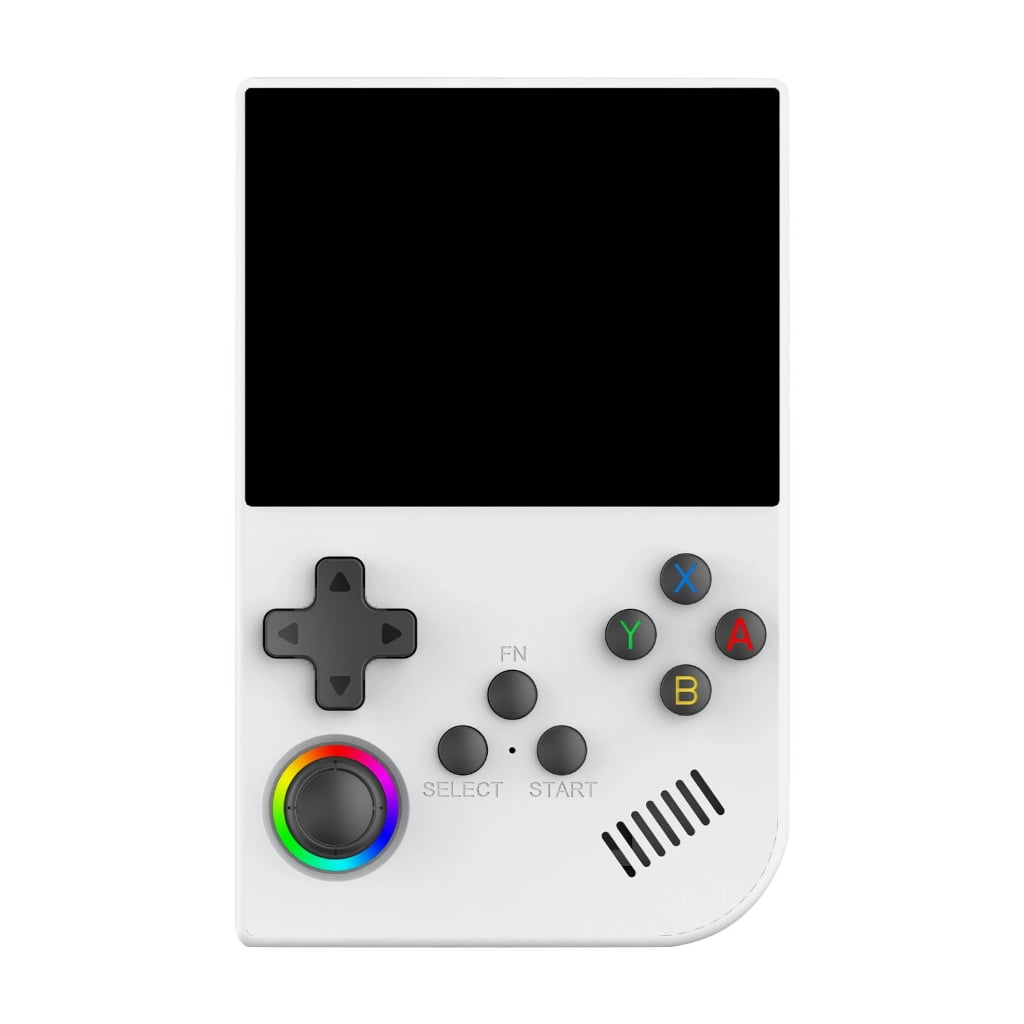 Jesscasday High Resolution Display Handheld Gaming System Ergonomic Grip Extended Battery