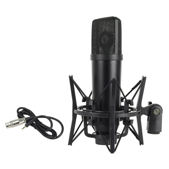 Jesscasday High Sensitivity Condenser Microphones Noise Reductions XLR Interfaces For Home Studio
