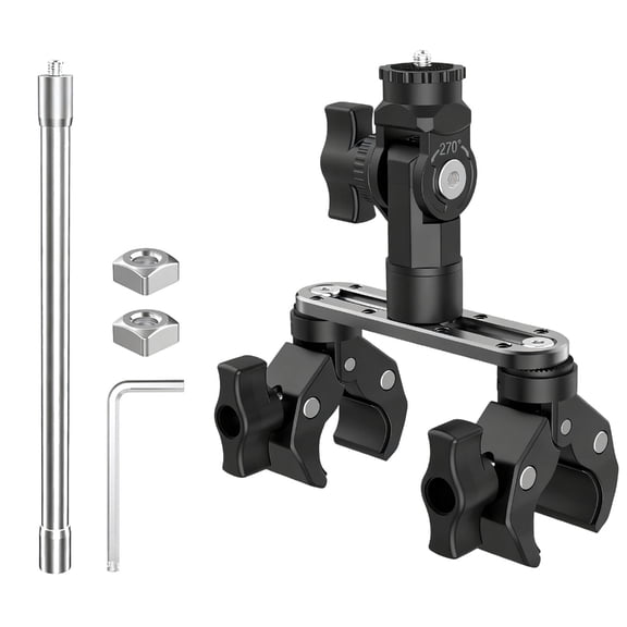 Jesscasday High Strength Aluminum Camera Stabiliser For Roads Adventure Quick Installation