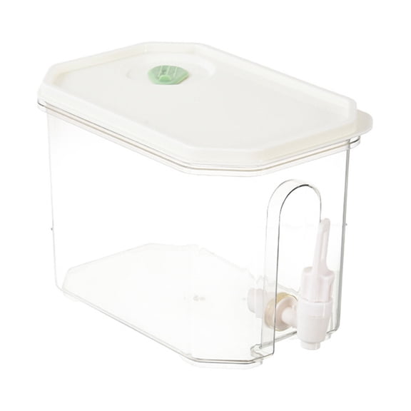 Jesscasday Iced Beverage Container Leak Proof Fridge Dispenser with Tap Cocktails Kettle