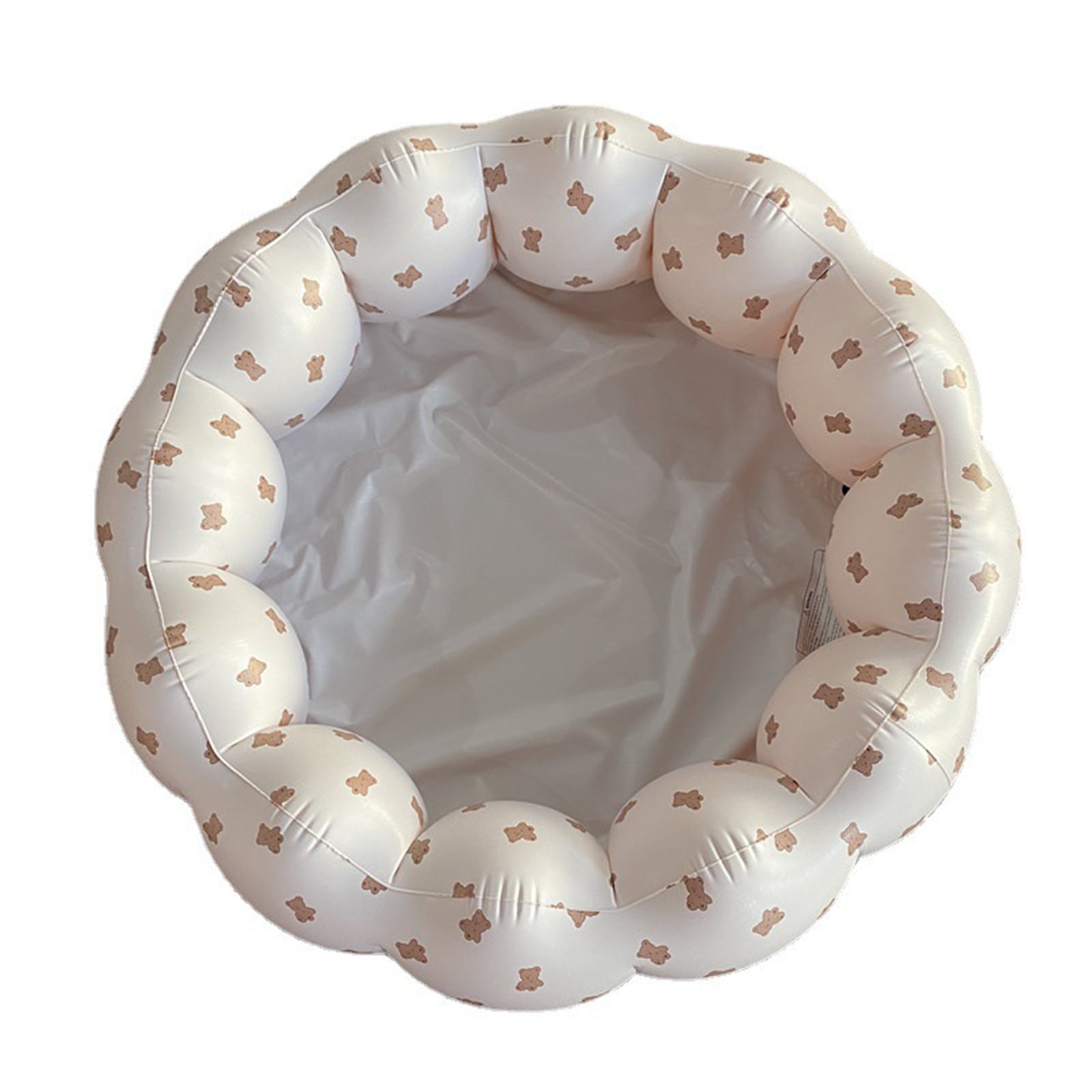 Jesscasday Inflatable Baby Pool, Portable Paddling Baby Swimming Pool, Toddlers Swimming Paddling Pool for Boy Girl Indoor Outdoor