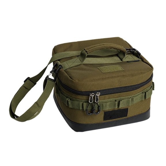 Jesscasday Insulated Picnics Bag Leakproof with Large Capacity Food Container Bag Fabric Texture for Hiking and Family Outing