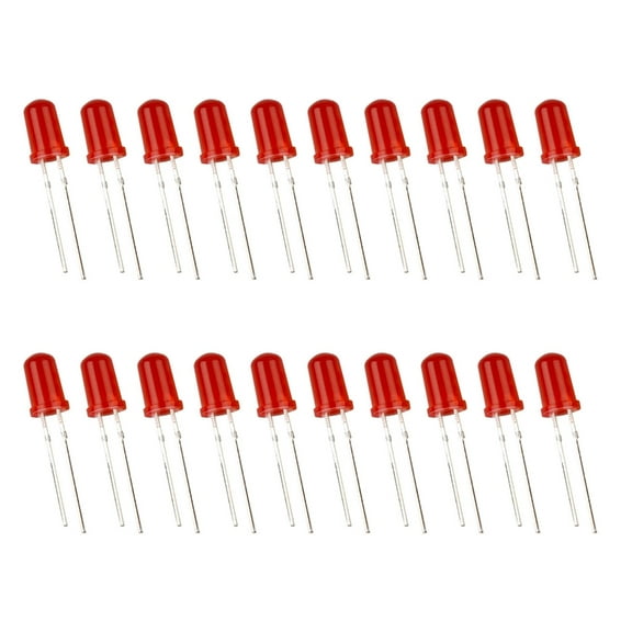 Jesscasday LED Diode Lights 1.8V-2.0V Electronics Emitting Components Light Diodes LEDs