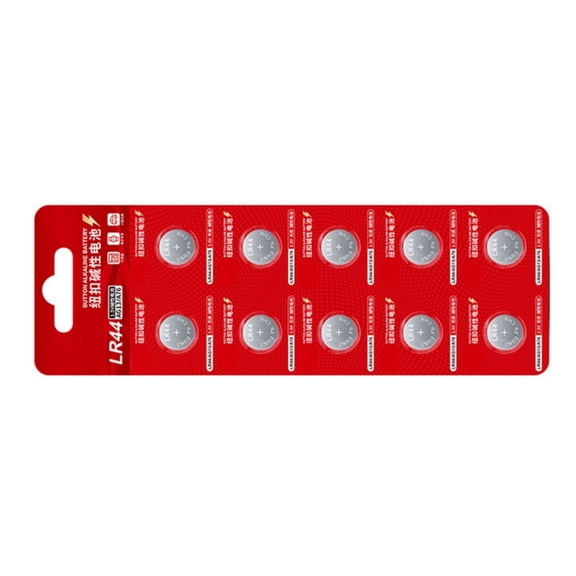 Jesscasday LR44 Alkaline Batteries 10/20 Pack 11.6mm Diameter Reliabled Energy For Small Electronic Devices AG13 A76 Cells