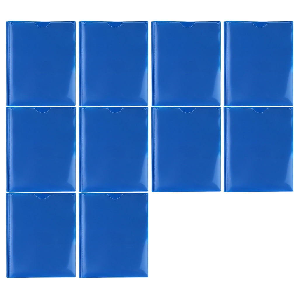 Jesscasday Letter Size Paper Folders 3 Prong Folders with Two Pocket for Office