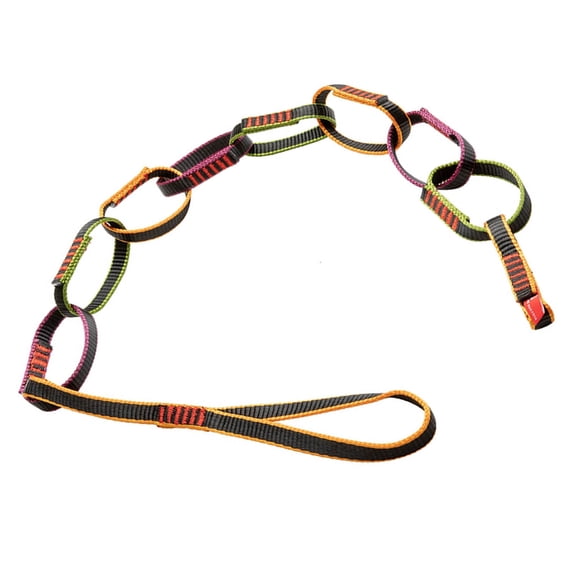 Jesscasday Light weight Nylon Climbing Chain Rope Forming Rings Slings Chain Rope Easy Use