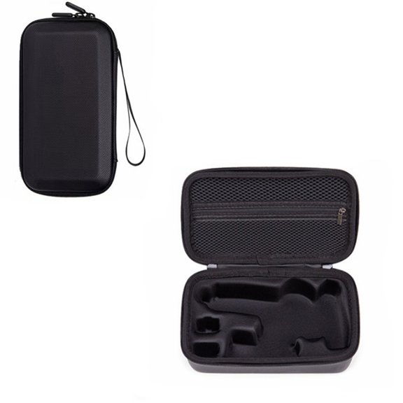 Jesscasday Lightweight Dustproof Handheld Stabilizer Hard Carrying Case Exterior Soft Flannel Lining