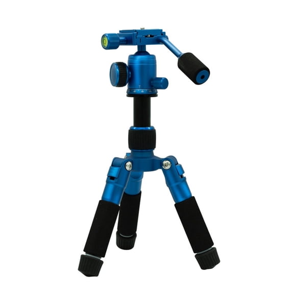 Jesscasday Lightweight Travel Tripod Aluminum 5Section for Desktop 360Degree Panoramic View