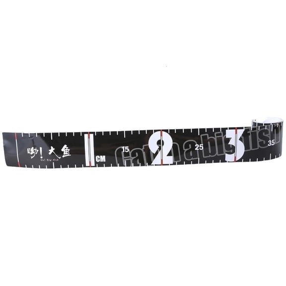 Jesscasday Long Self-Adhesive Fish Ruler Tool Waterproof Fishing Measuring Tape Sticker