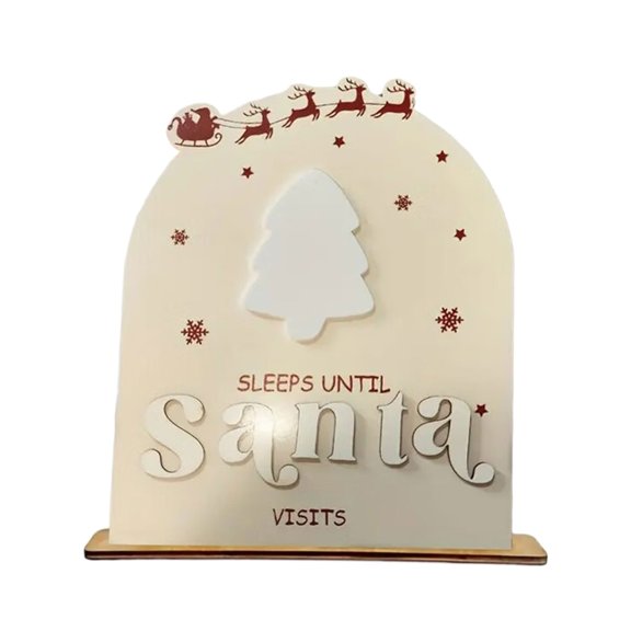 Jesscasday Lovely Decoration, Exquisites Christmas Countdowns Calendar, Tabletop Ornament