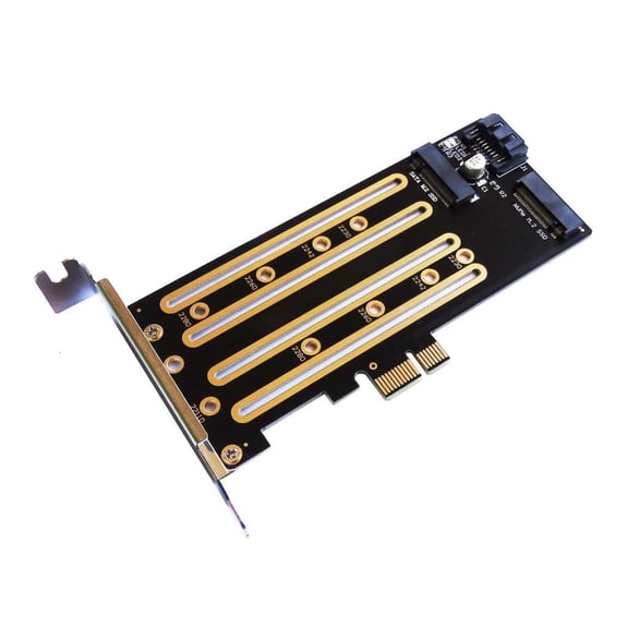 Jesscasday M.2 PCIE Adapter Desktop Host Controller Expansion Card M.2 NVMe to PCIe 4.0 X1
