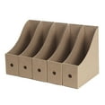 thumbnail image 1 of Jesscasday Magazine File Holder, Cardboard Magazines Storage Box Kraft Paper File Folder, 1 of 13