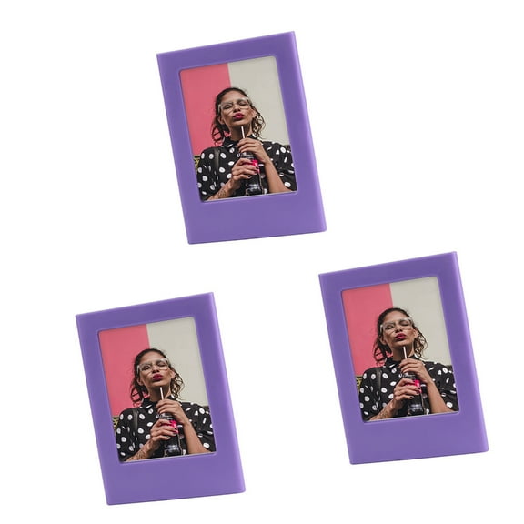 Jesscasday Magnetic DIY Photo Frame Photo Holder For 3.5inch Fast Cameras Prints Decors