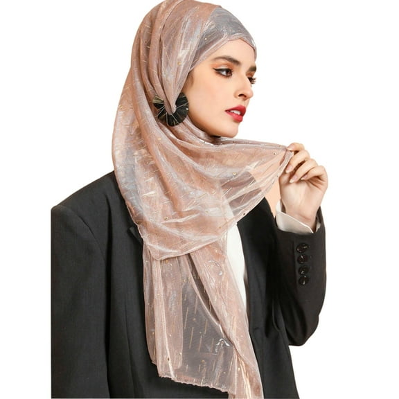 Jesscasday Malaysia Indonesian Hijab Muslims Headwrap Neck Scarf for Fashion Forward Women