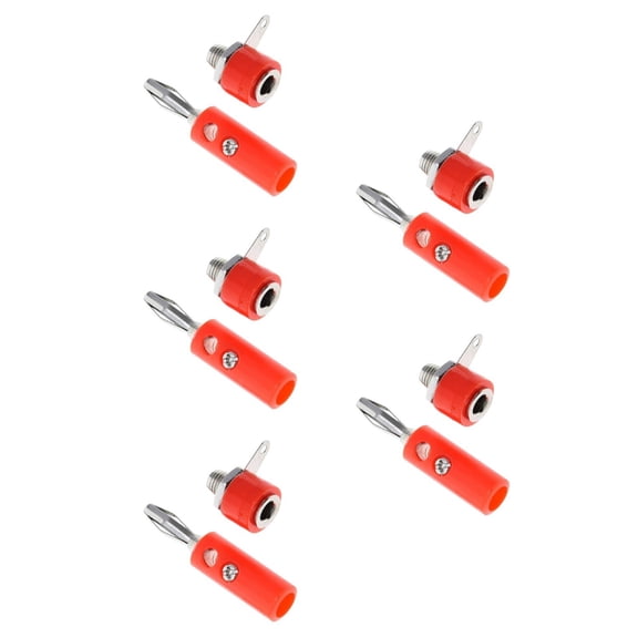 Jesscasday Male And Female J072 4mm Banana Plug Male And Female To Insert Connector Banana Pin Model Binding Post Connector