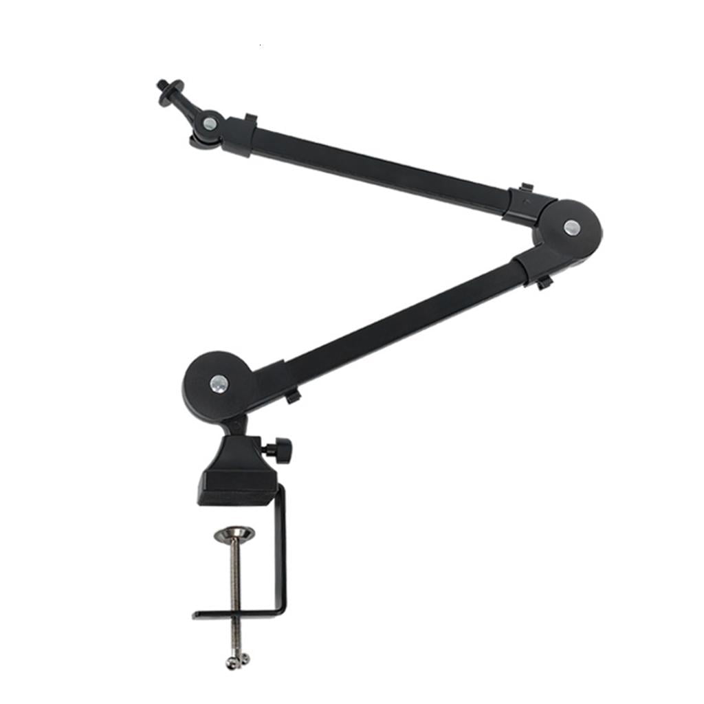 Jesscasday Microphone Arm withPop Protections - Microphone Stand with Wind Protections