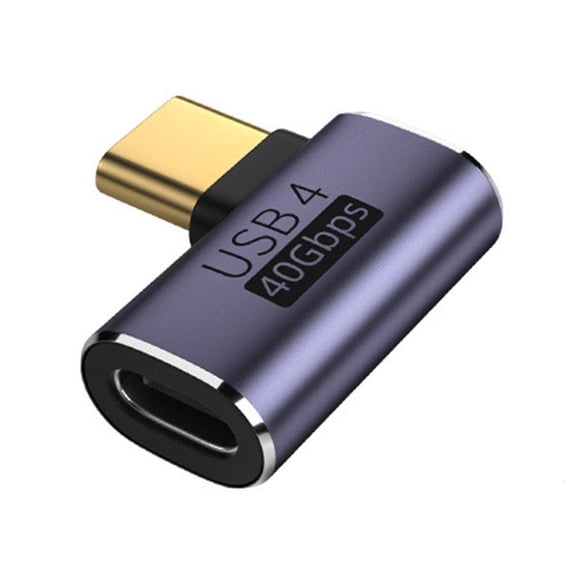Jesscasday Mini Type-c 40Gbps Data Transfer Adapter Type C Female to Male Extender Adapter for USB-C Devices Gold Plating Process
