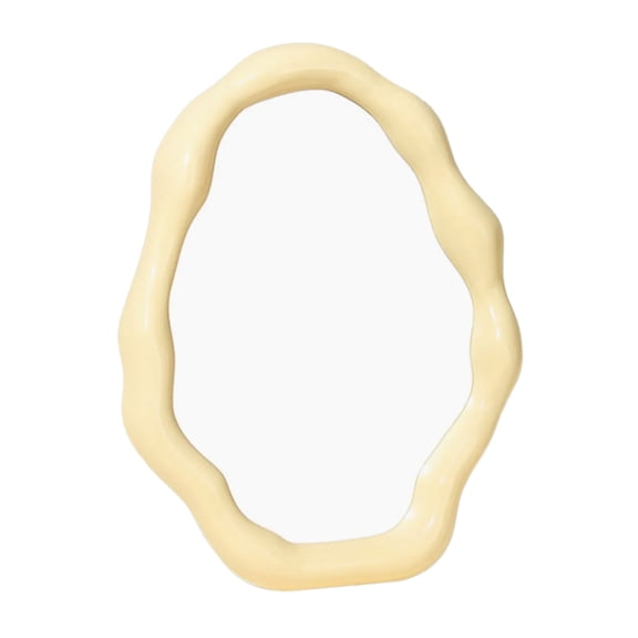 Jesscasday Modern Cloud Shape Vanity Mirror for Desk and Wall Hanging Decors Makeup Mirror