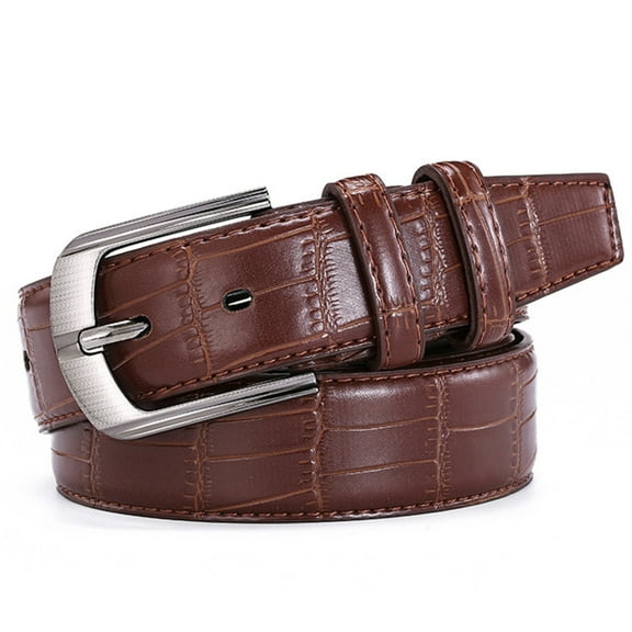 Jesscasday Modern Men's Fashion Belt Sophisticated Leather Waistband Stylish Men Belt