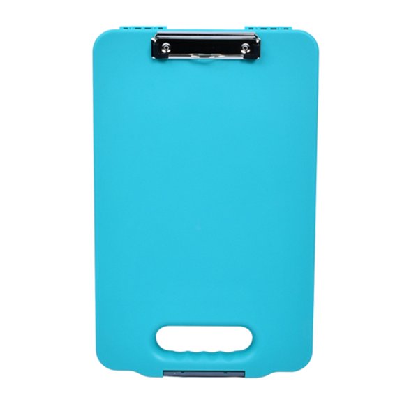 Jesscasday Multifunctional File Folder with Clipboard and Pen Box File Case for Hospital