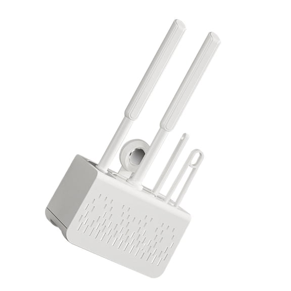 Jesscasday Multipurpose Bathroom Cleaner Set 4 Function Design for Wall or Floor Installation