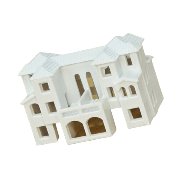 Jesscasday N Scale 1:800 Villas Building Assembling Model Garden Microlandscape Ornament
