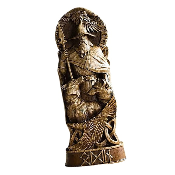 Jesscasday Norses God Statue Vikinges Mythology Figurines Centrepieces Housewarmings Gift